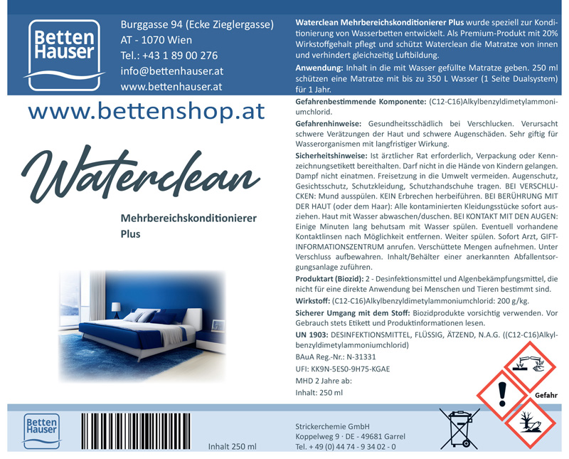 Waterclean Mehrbereichskonditionierer Plus 250ml