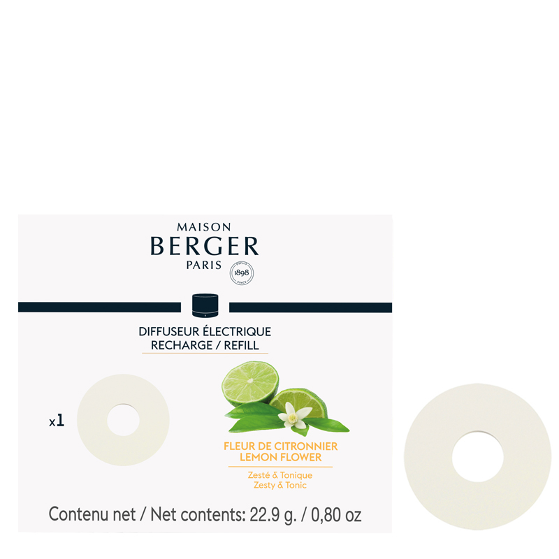 Maison Berger Electric Diffusor Nomade Keramiknachfüllung Lemon Flower