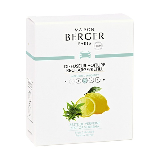 [BERG00290] Maison Berger Auto Diffusor Refill Zest of Verbena