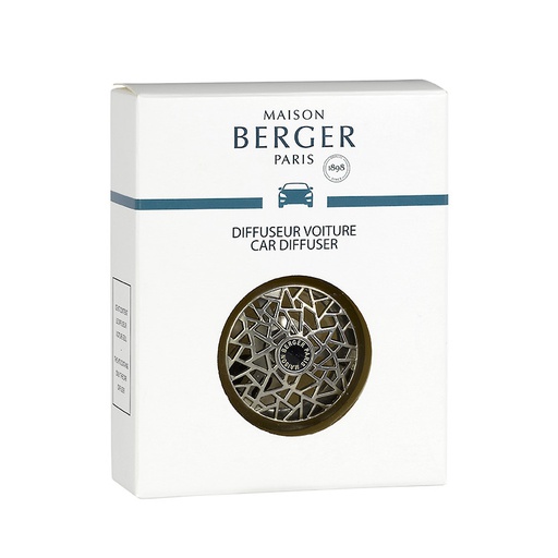 [BERG00313] Maison Berger Auto Diffusor Graphic nickel mat
